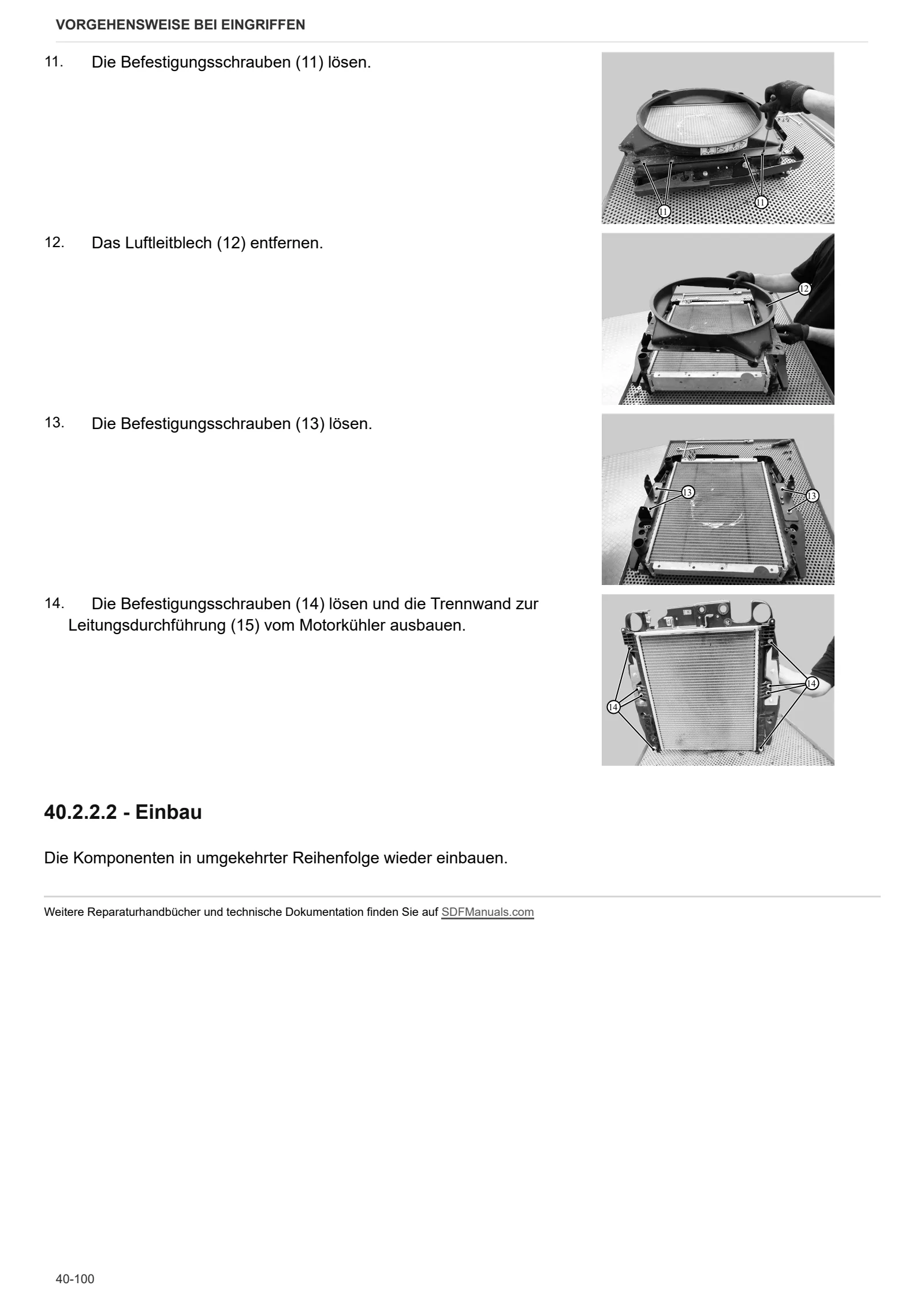 Werkstatthandbuch: FRUTTETO CVT 105 → ZKDES10200TS50001 – sample manual page 1