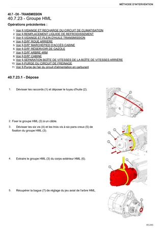 Manuel d'atelier: EXPLORER 90 → ZKDFC40200TS50001 – sample manual page 1