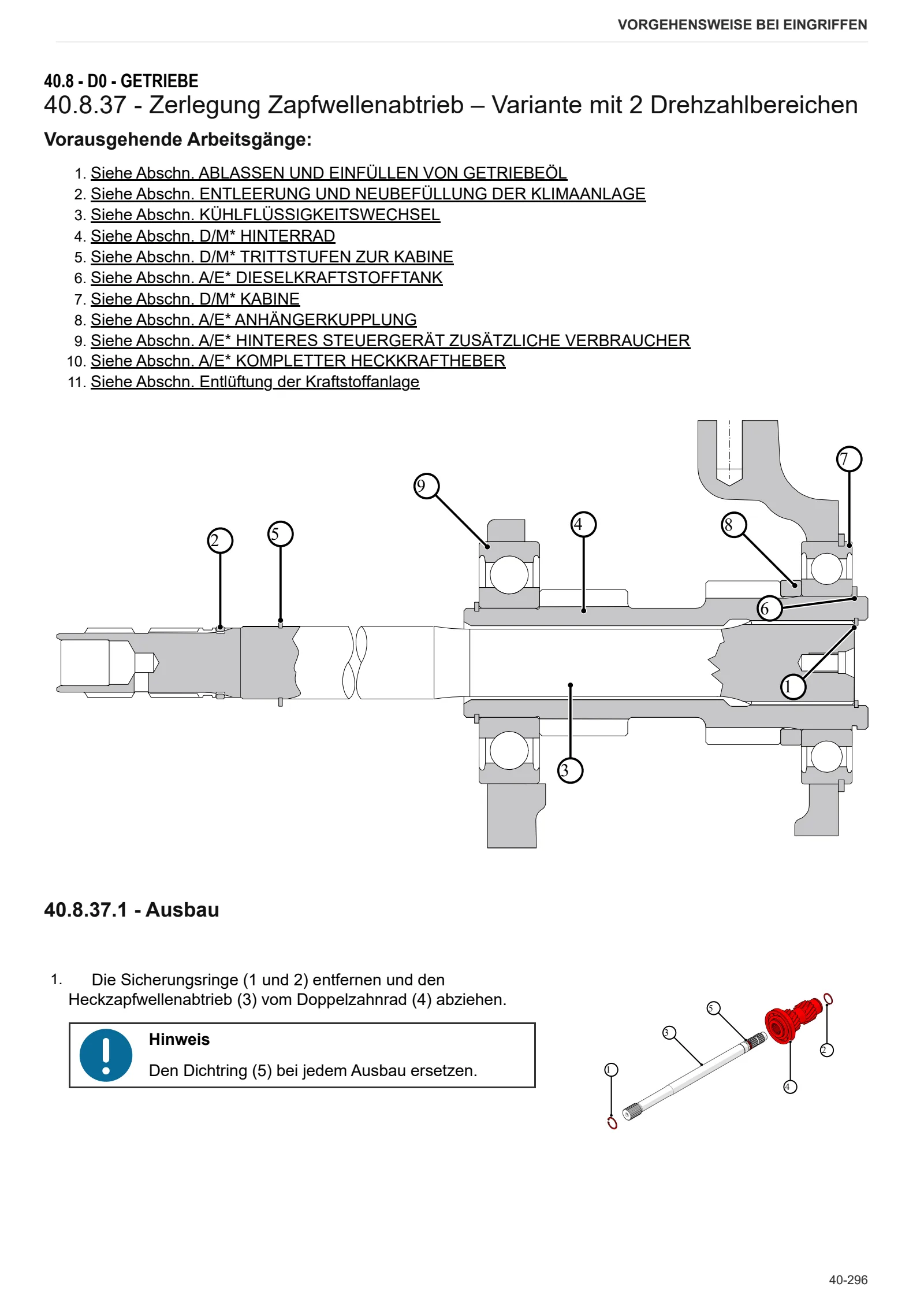 Werkstatthandbuch: EXPLORER 90.4 → ZKDFD20200TS50001 – sample manual page 1