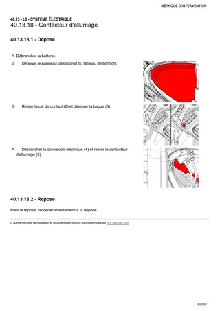 Manuel d'atelier: EXPLORER 100 → ZKDFD30200TS50001 – sample manual page 2