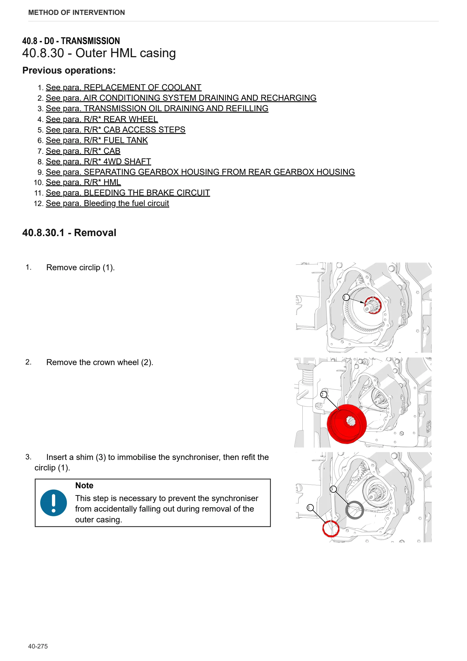 Workshop Manual: EXPLORER 100 → ZKDFE50200TS50001 – sample manual page 1