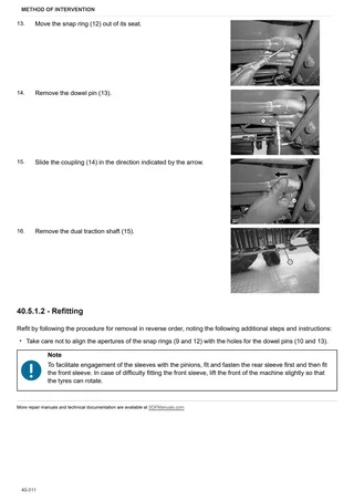 Workshop Manual: DORADO 90 → ZKDGA20200TS50001 – sample manual page 2