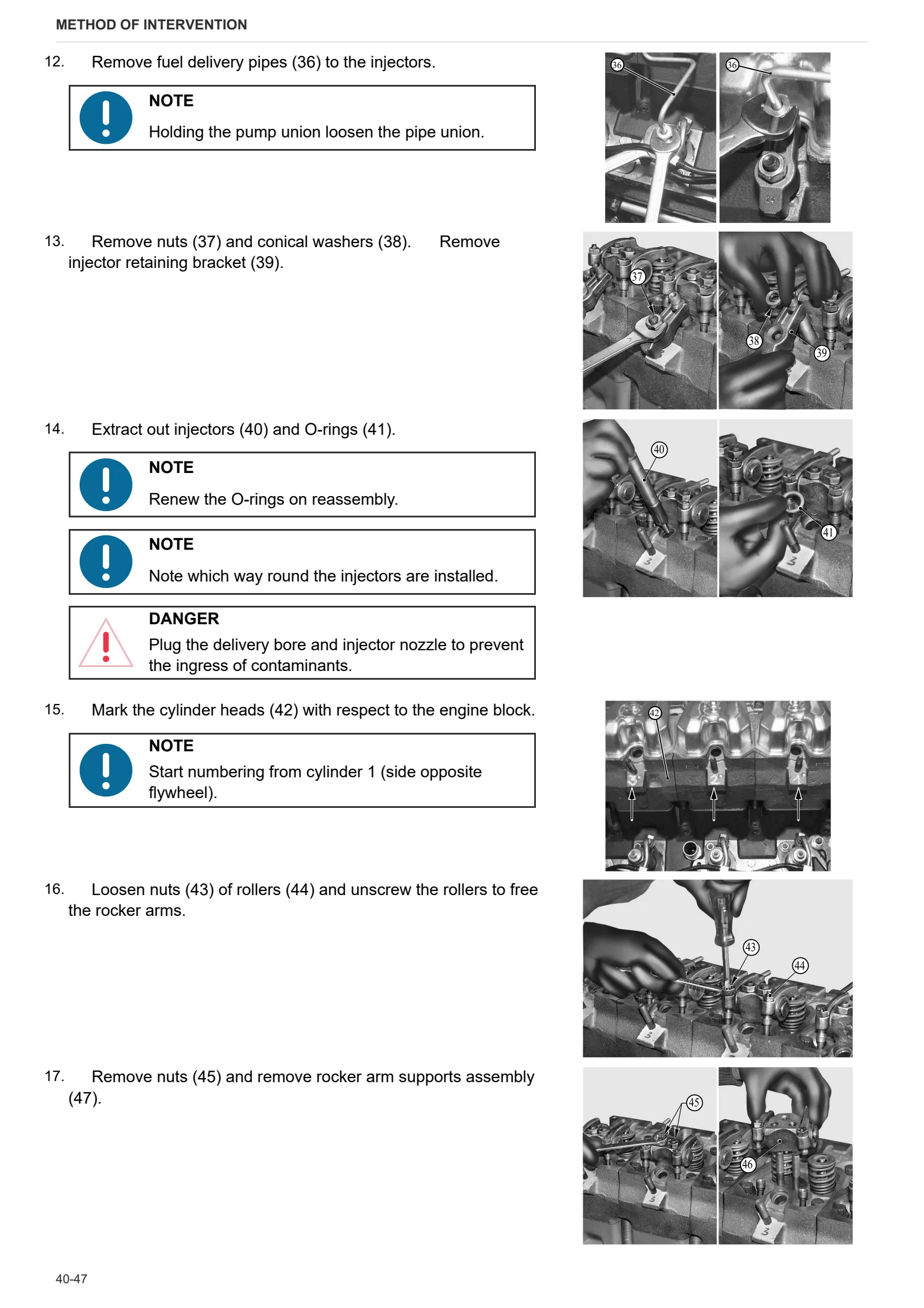 Workshop Manual: TIGER 50 Compact → M1THB102V0RS10001 – sample manual page 1