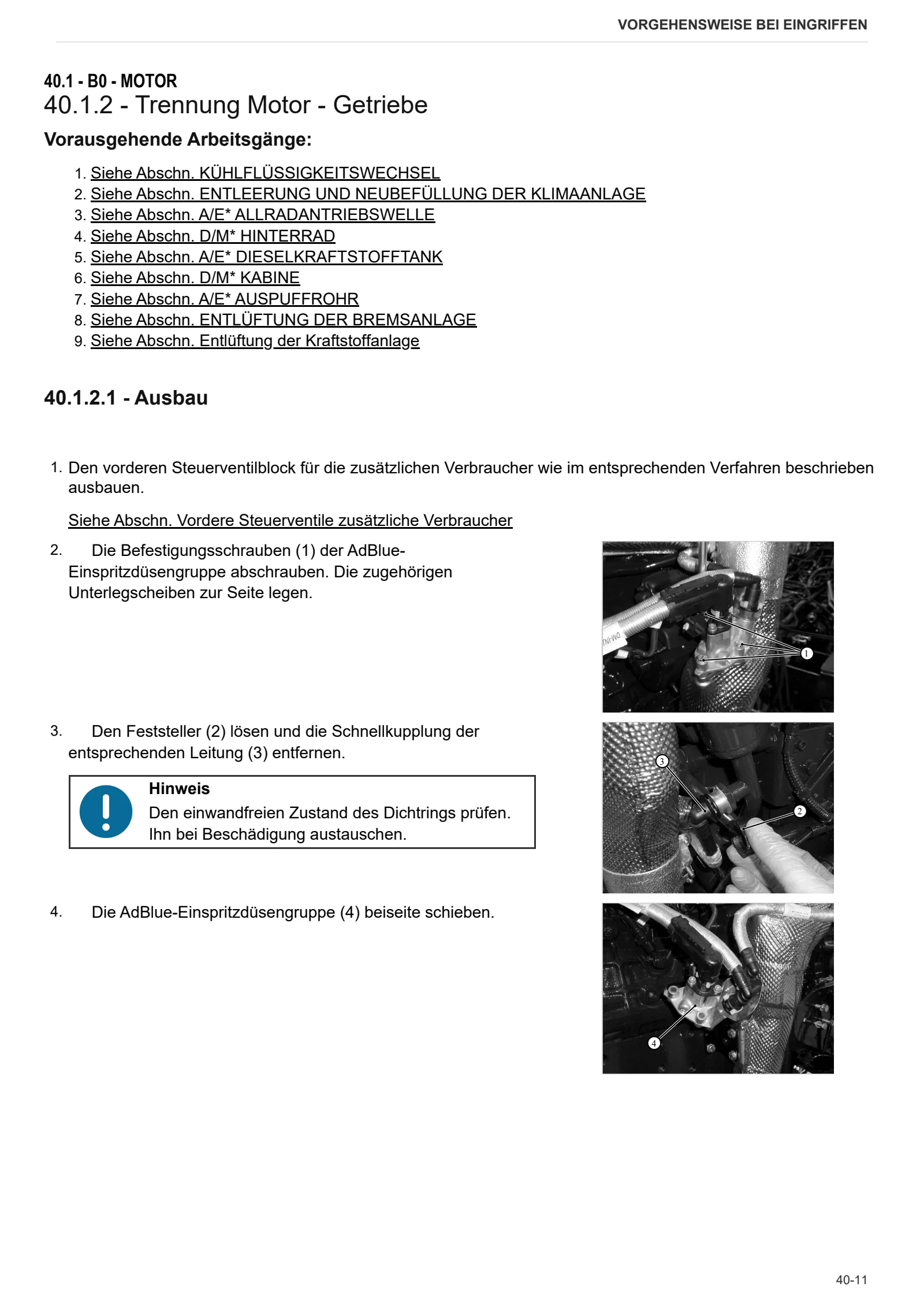 Werkstatthandbuch: FRUTTETO CVT 100 S → ZKDHD90200TS50001 – sample manual page 1