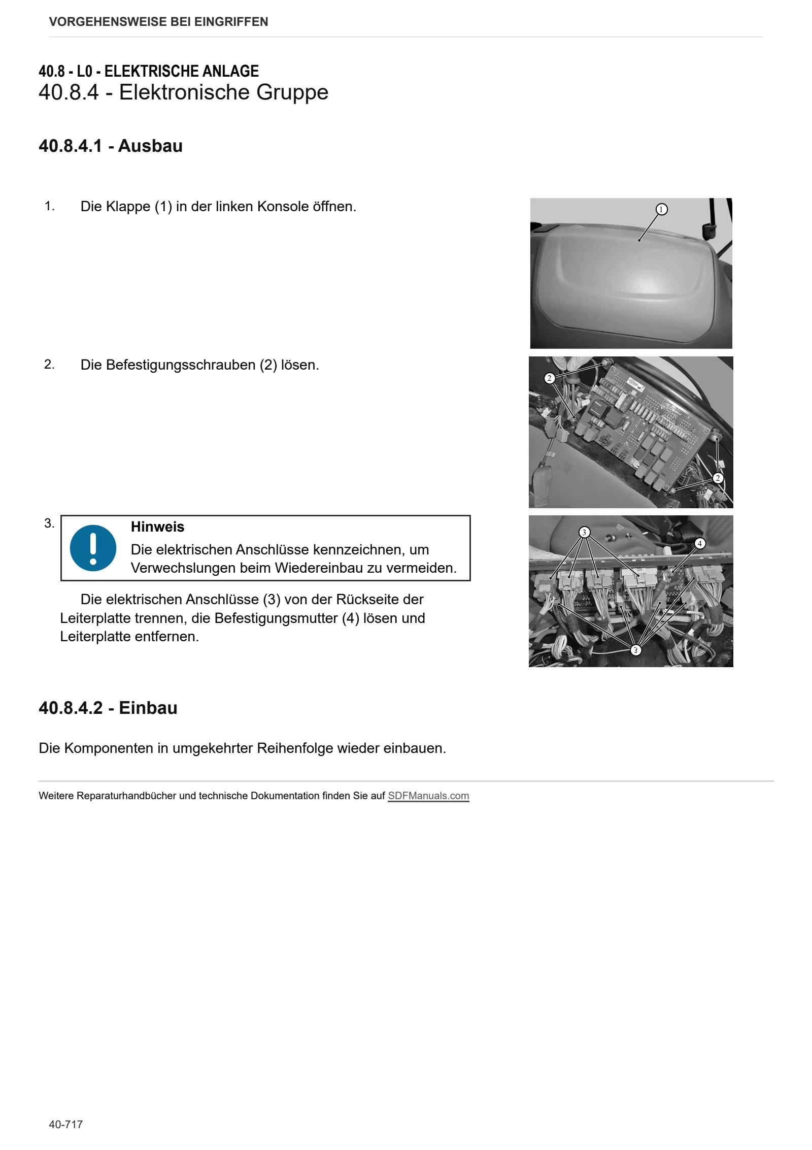 Werkstatthandbuch: FRUTTETO CVT 100 → ZKDHF90200TS50001 – sample manual page 4