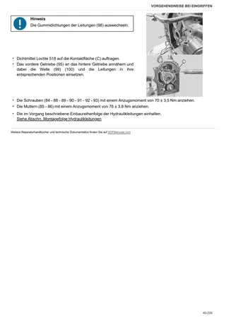 Werkstatthandbuch: DORADO CVT 95 → ZKDHT20200TS50001 – sample manual page 2