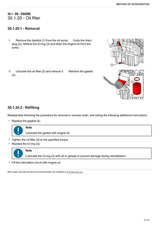 Workshop Manual: TIGER 60 E → S10S553WT1E1001 – sample manual page 1