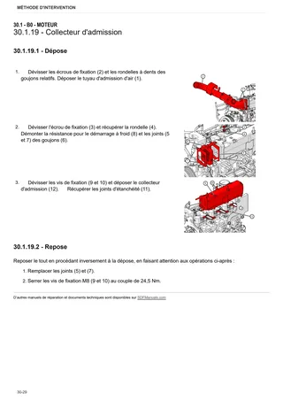 Manuel d'atelier: TIGER 60 E → S10S553WT1E1001 – sample manual page 1