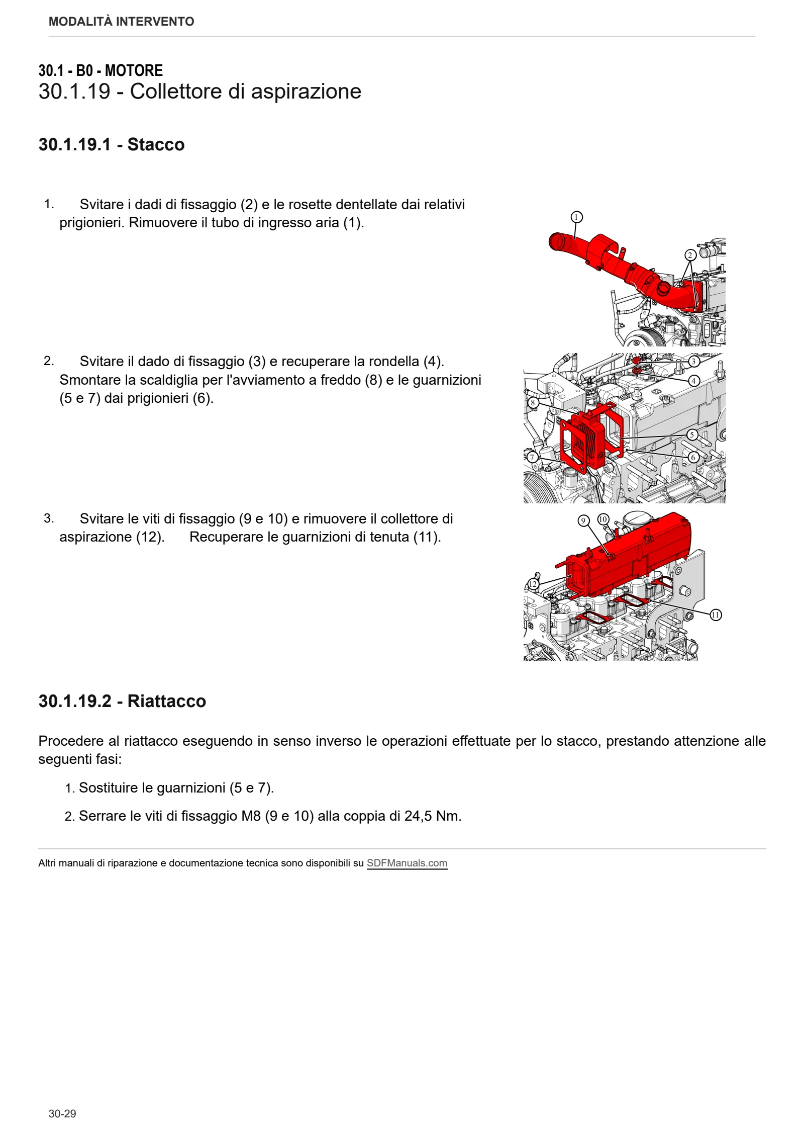 Manuale d'officina: TIGER 60 E → S10S553WT1E1001 – sample manual page 1