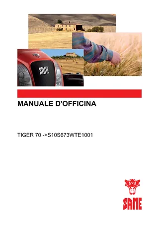 Manuale d'officina: TIGER 70 → S10S673WTE1001 – manual cover