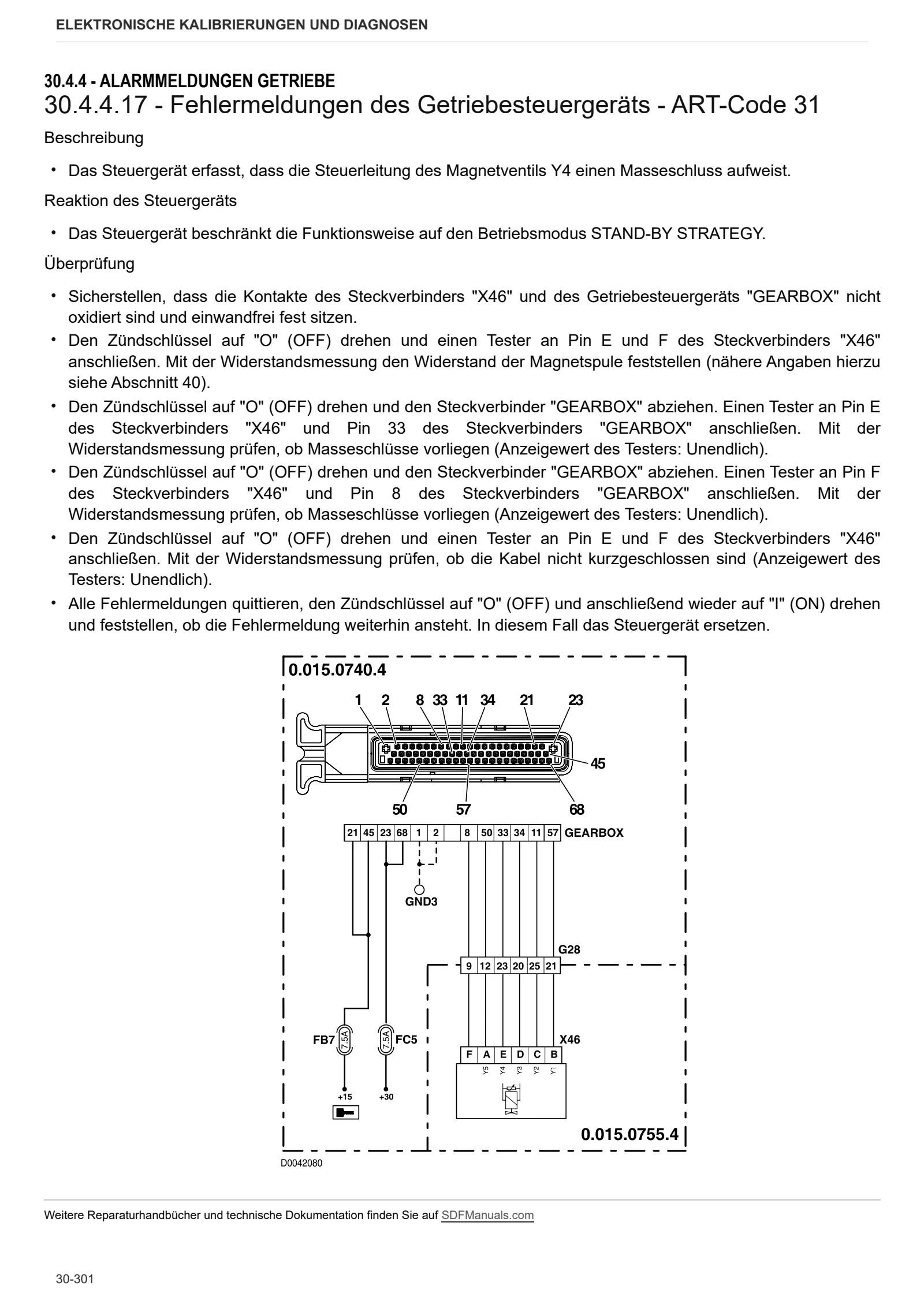 Werkstatthandbuch: DIAMOND 230 DCR → WSXJ360200LS10001 – sample manual page 1