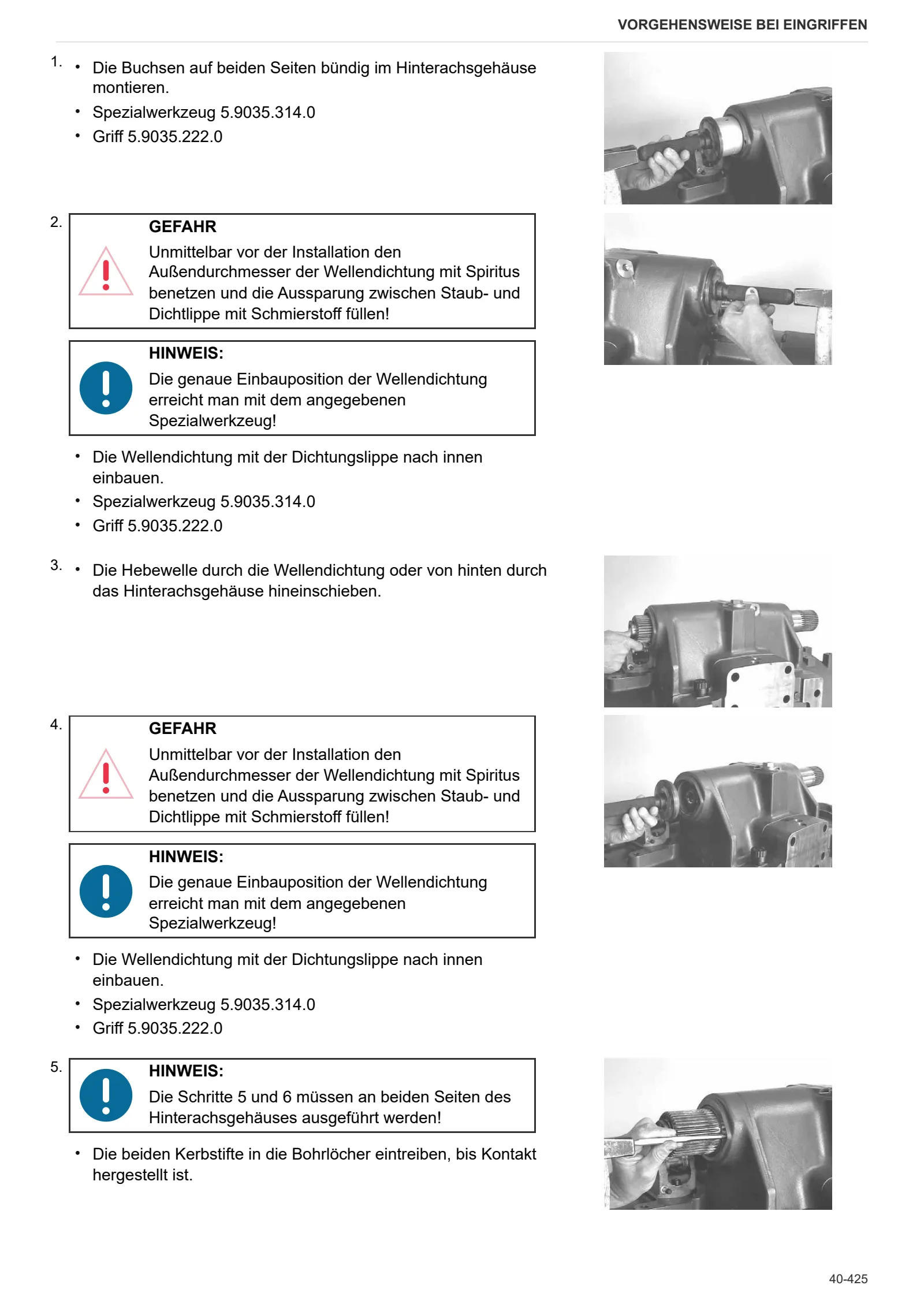 Werkstatthandbuch: DIAMOND 270 DCR → WSXJ370200LS10001 – sample manual page 3