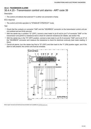 Workshop Manual: DIAMOND 270 DCR → WSXJ370200LS10001 – sample manual page 1