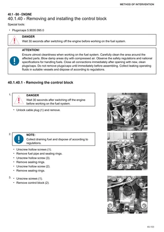 Workshop Manual: DIAMOND 270 DCR → WSXJ370200LS10001 – sample manual page 2