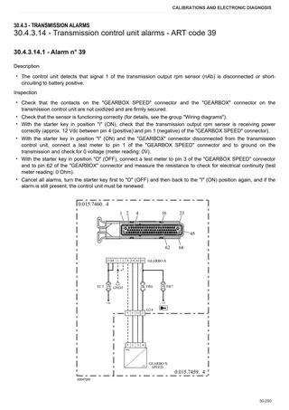 Workshop Manual: IRON 150 CONTINUO DCR → WSXJ440200LS10010 – sample manual page 1