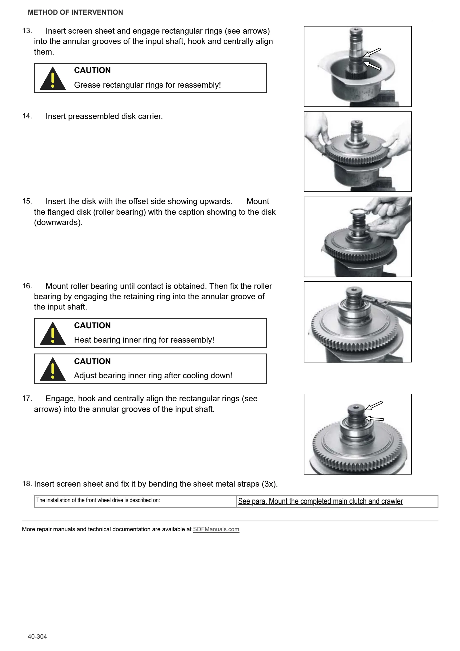 Workshop Manual: IRON 130 DCR → WSXJ690200LS10001 / 30001 – sample manual page 2