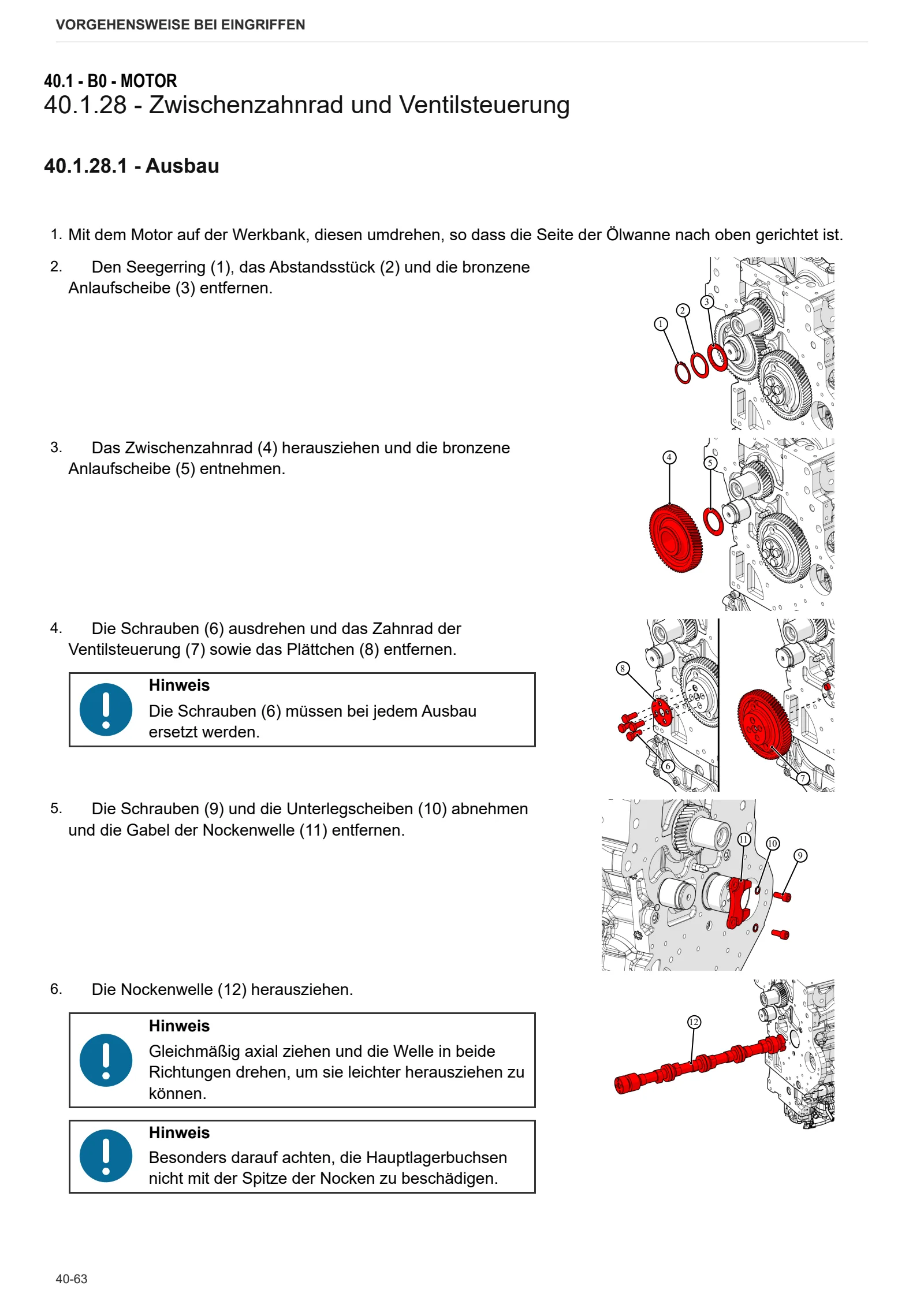 Werkstatthandbuch: FRUTTETO V 115 → ZKDKZ40200TS50001 – sample manual page 1