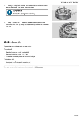Workshop Manual: EXPLORER³ 100 → ZKDL1402W0TS15001 / 16001 – sample manual page 1