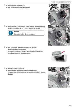 Werkstatthandbuch: IRON 125 DCR → ZKDL310200TS10001 – sample manual page 1