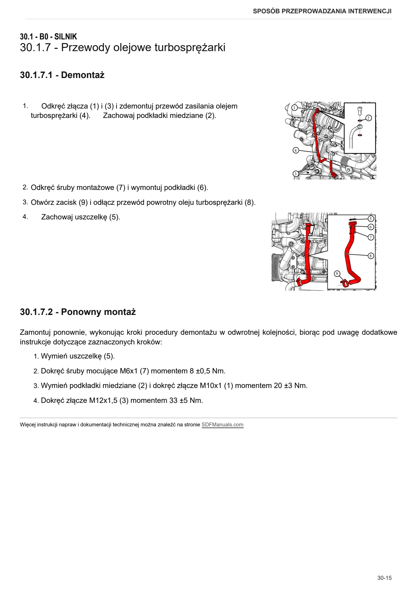 Instrukcja warsztatowa: Tiger 50 → 60001 – sample manual page 1