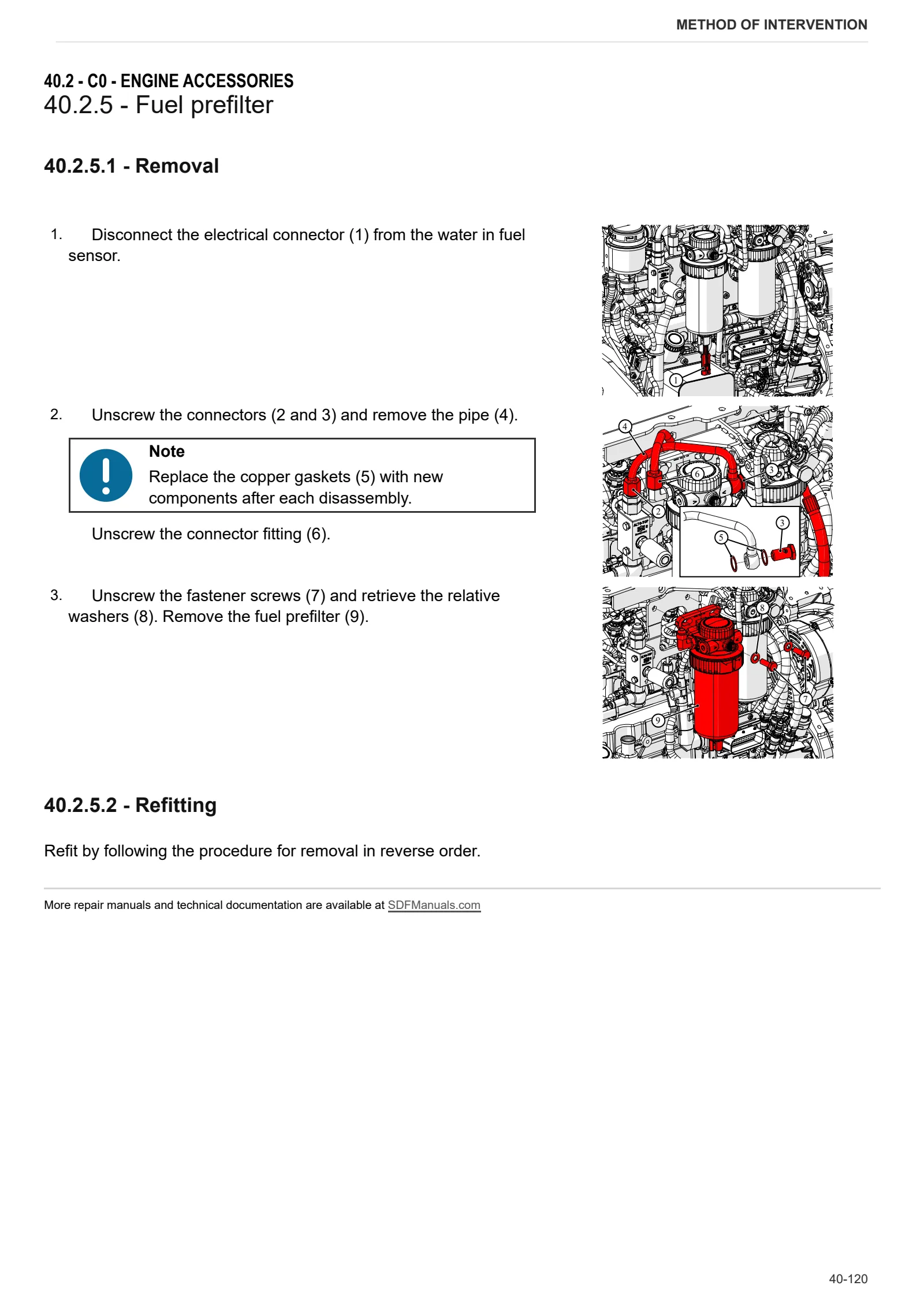 Workshop Manual: FRUTTETO 80 CLASSIC → ZKDLP40200TS50001 – sample manual page 1