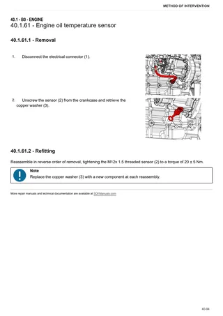 Workshop Manual: FRUTTETO V 80 CLASSIC → ZKDLR60200TS50001 – sample manual page 1