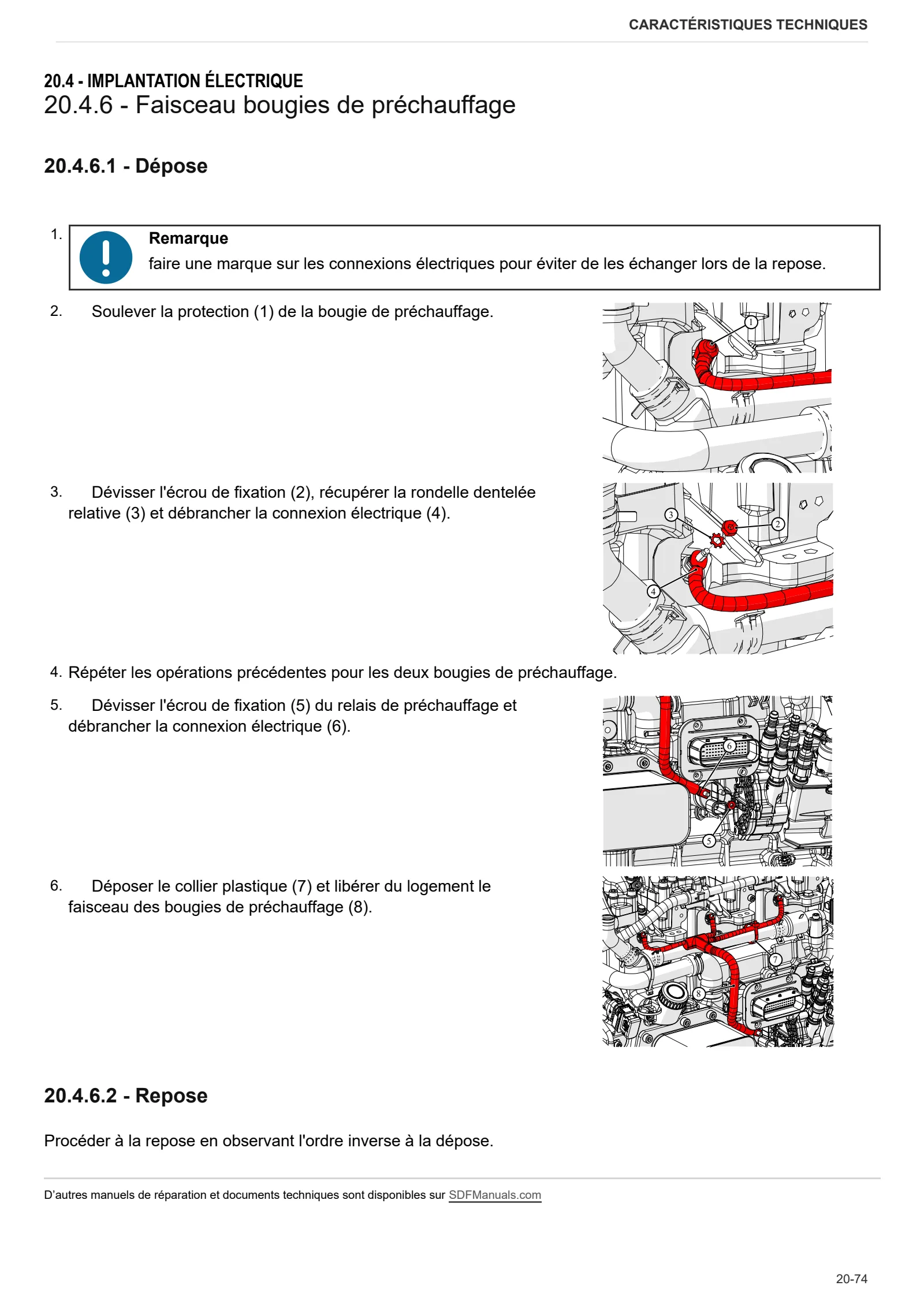 Manuel d'atelier: ARGON 75 → NNZML70200BS00001 – sample manual page 1