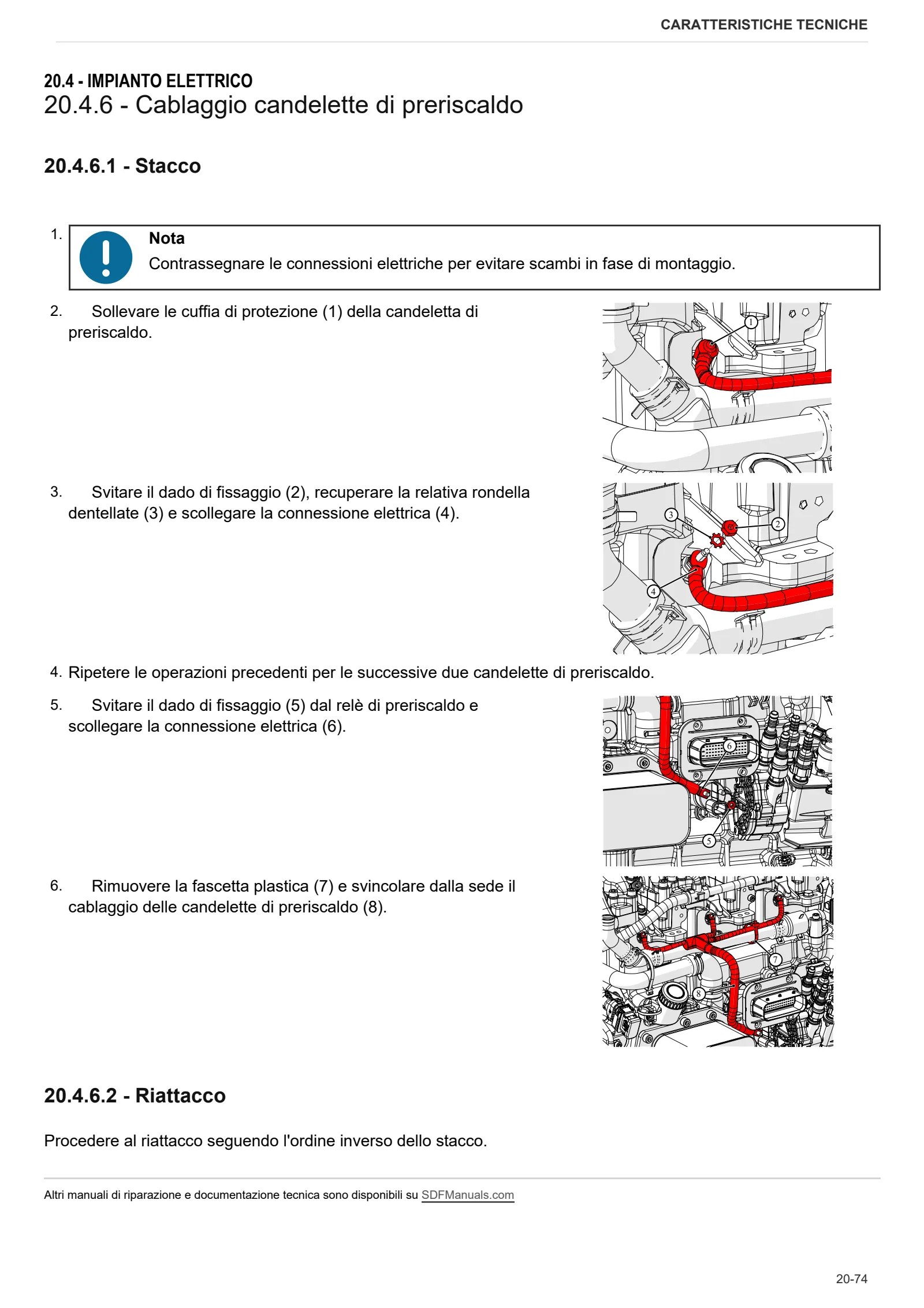 Manuale d'officina: ARGON 75 → NNZML70200BS00001 – sample manual page 1