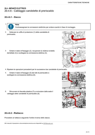 Manuale d'officina: ARGON 75 → NNZML70200BS00001 – sample manual page 1
