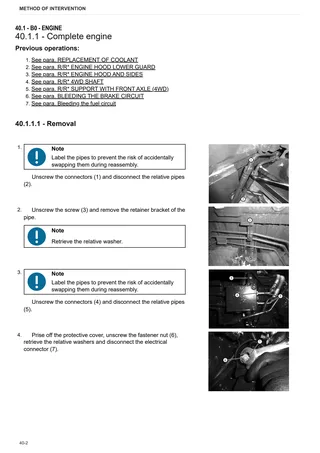 Workshop Manual: ARGON 80 → ZKDMY30200RS50001 – sample manual page 1