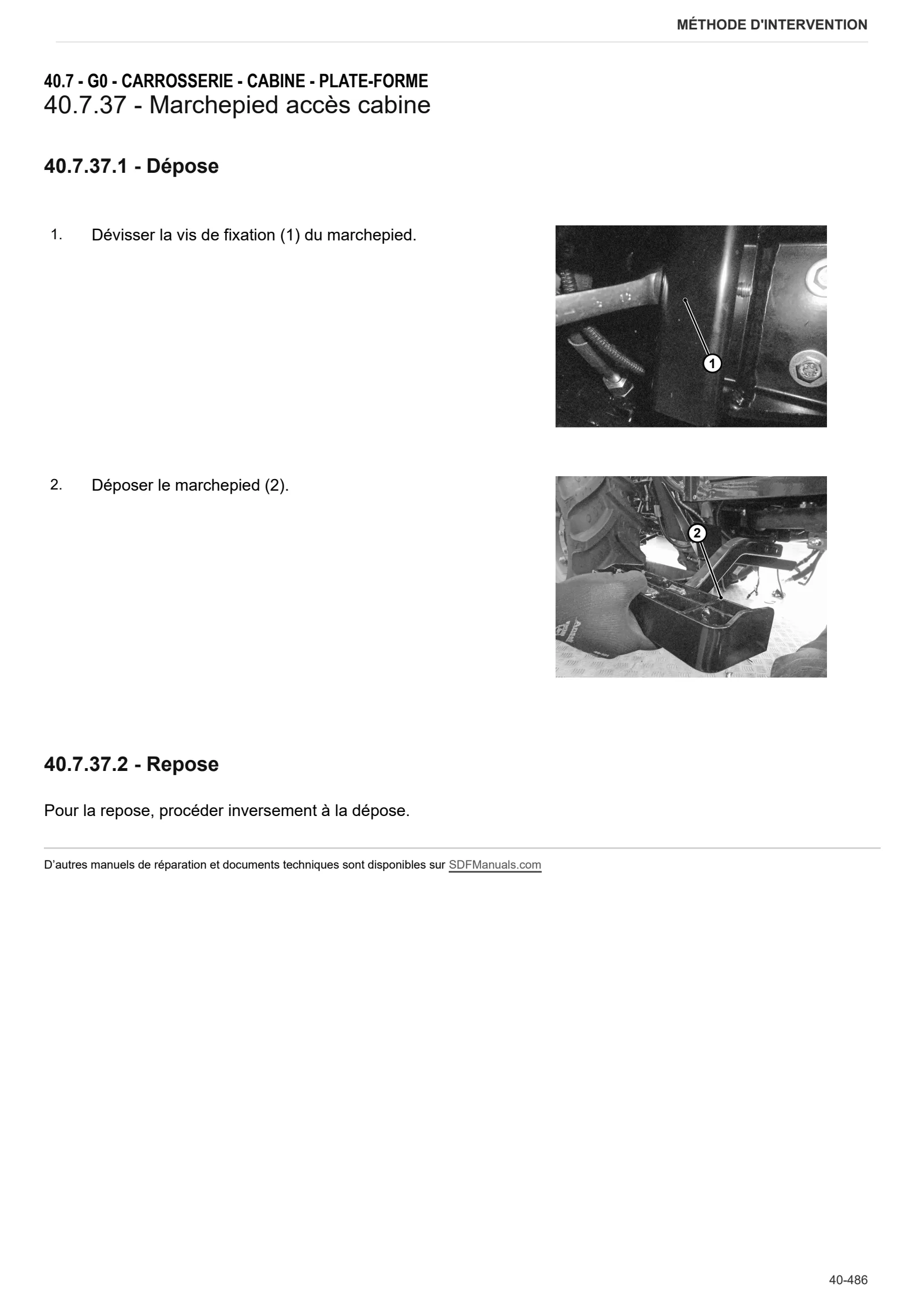 Manuel d'atelier: DELFINO 60 → ZKDNF70200TS50001 – sample manual page 4