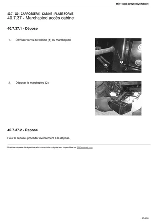 Manuel d'atelier: DELFINO 60 → ZKDNF70200TS50001 – sample manual page 4