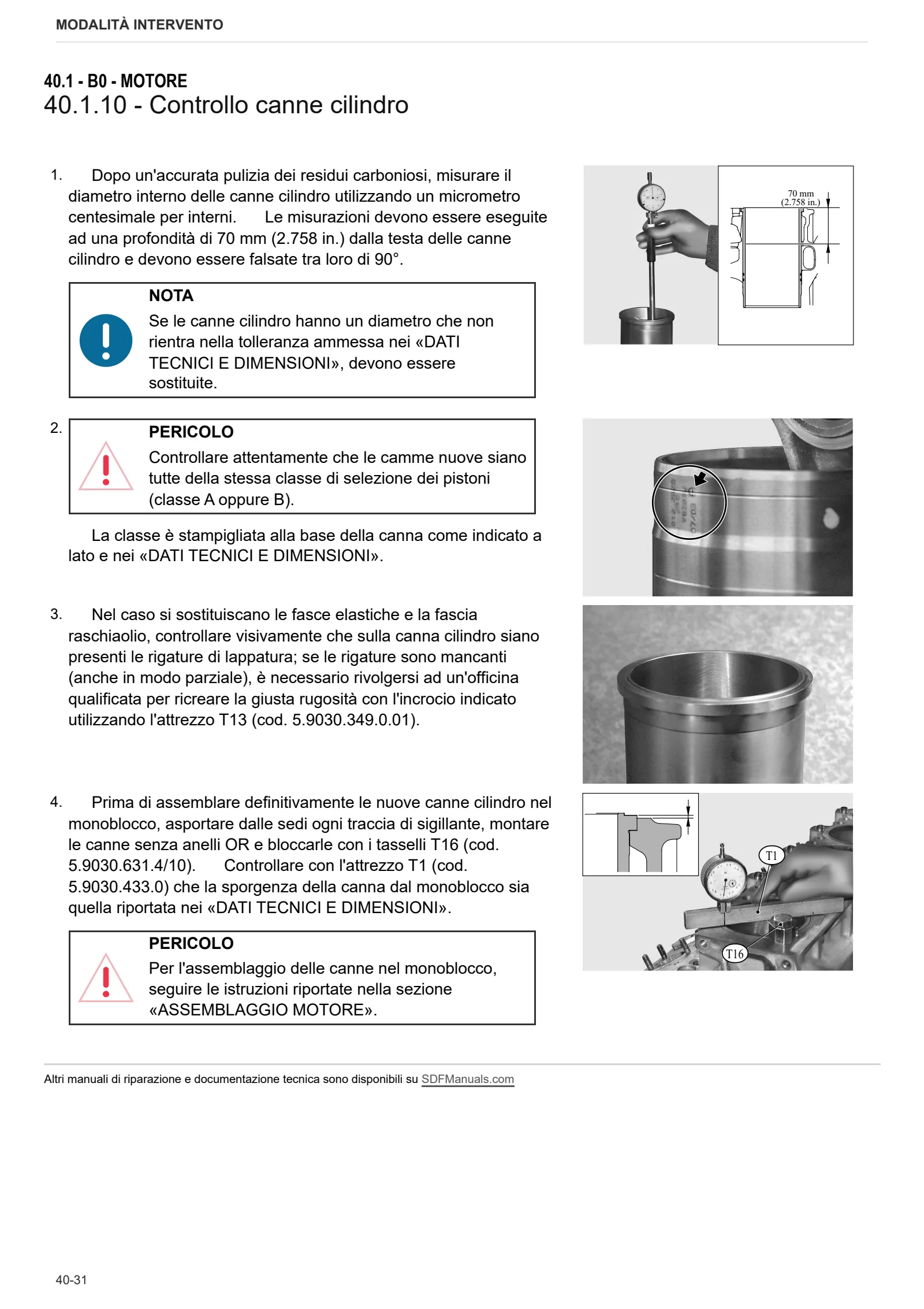 Manuale d'officina: LASER 150 → S33S506WVT2E10001 – sample manual page 1