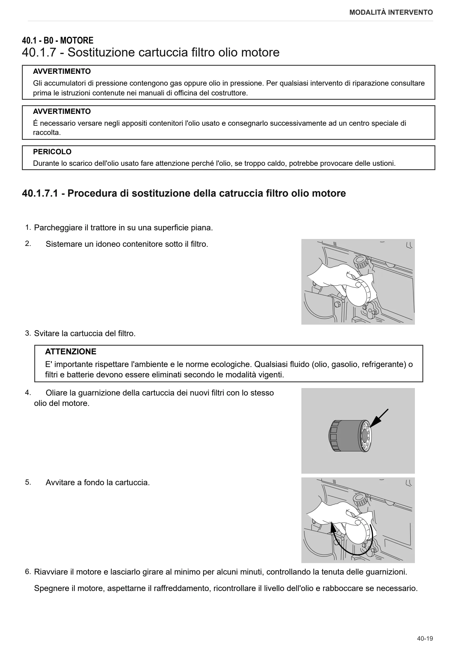 Manuale d'officina: TIGER 75.4 → S10S704WTE15001 – sample manual page 1