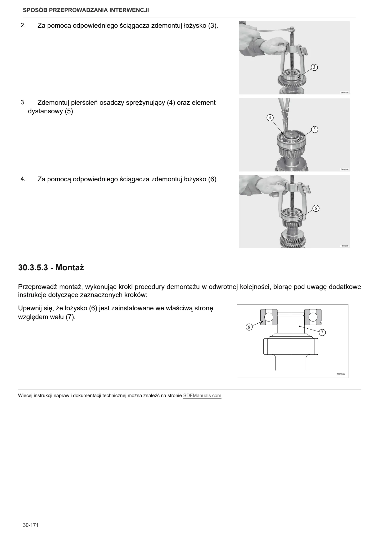Instrukcja warsztatowa: EXPLORER 85 → EX85E1WVT35001 – sample manual page 2