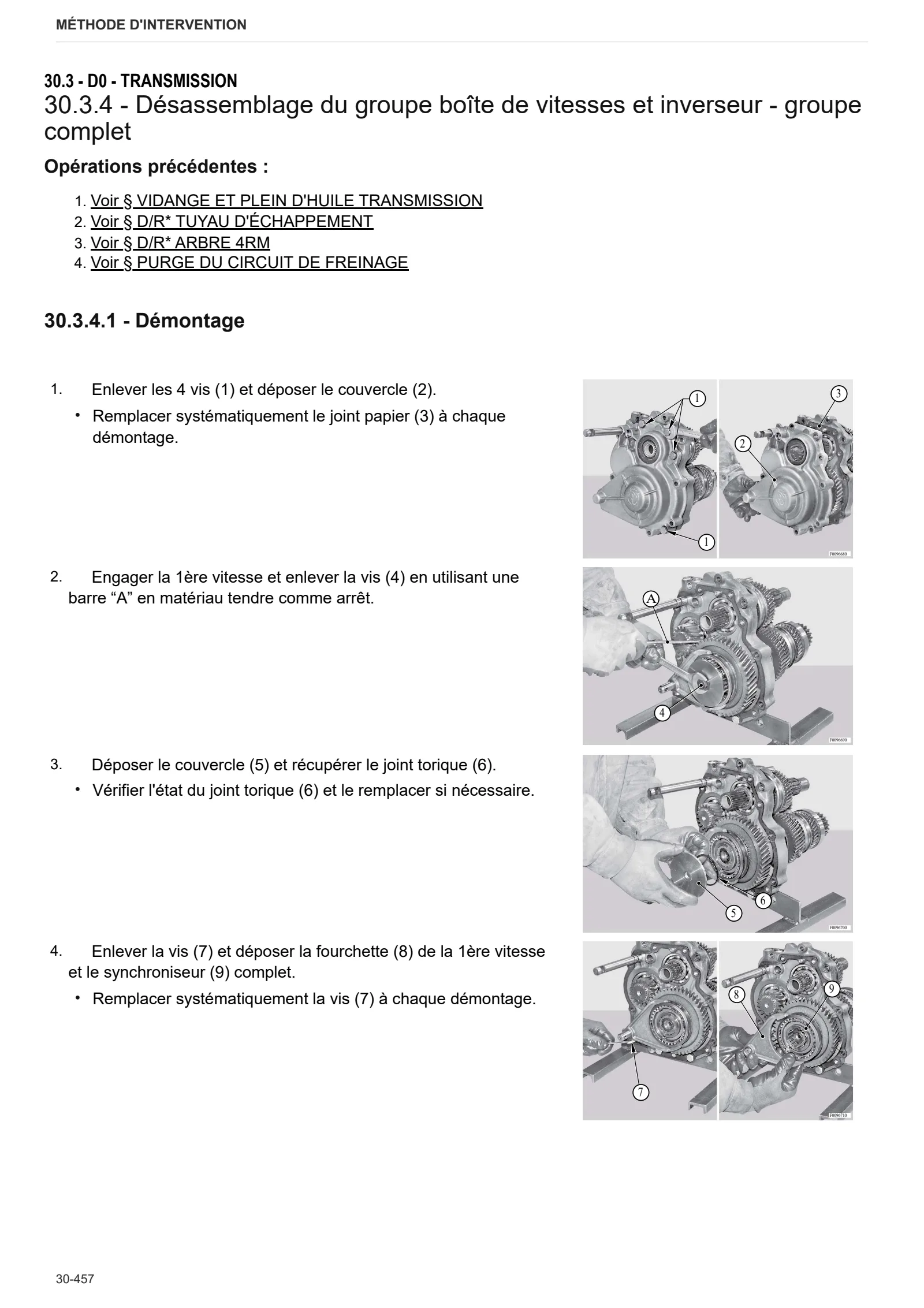 Manuel d'atelier: EXPLORER³ 85 T → ZKDR0202W0TS05001 – sample manual page 3
