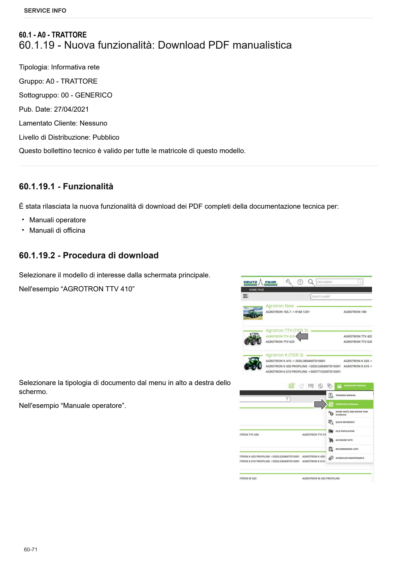 Manuale d'officina: Tiger 75 → ZKDR9702W0RS01001 – sample manual page 4