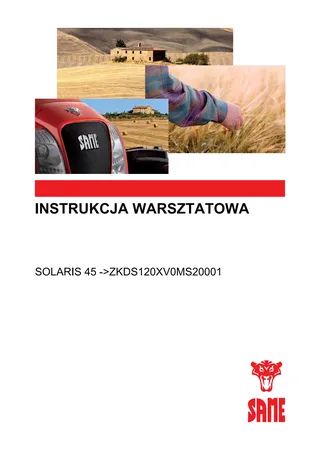 Instrukcja warsztatowa: SOLARIS 45 → ZKDS120XV0MS20001 – manual cover