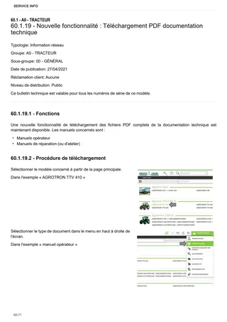 Manuel d'atelier: ARGON³ 65 → ZKDS400X00RS05001 – sample manual page 4