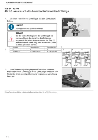 Werkstatthandbuch: ARGON³ 75 → ZKDS440X00RS05001 – sample manual page 1