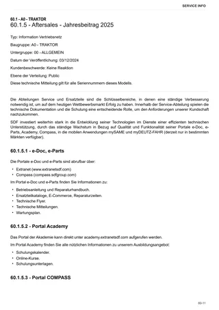 Werkstatthandbuch: DORADO³ 60 CLASSIC → ZKDS9702W0TS10001 – sample manual page 4