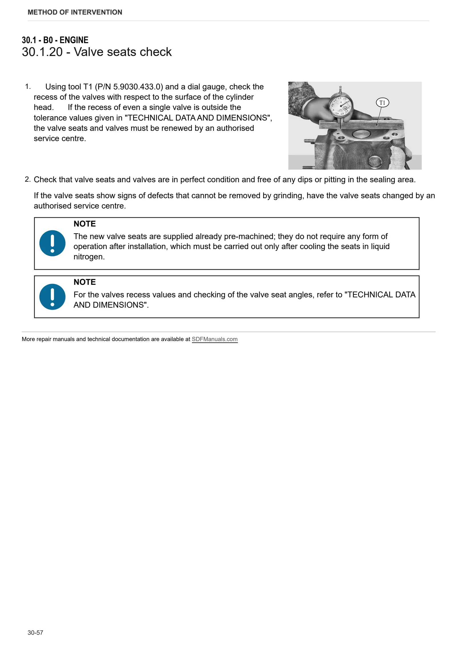 Workshop Manual: EXPLORER 80 SPECIAL → ZKDT480200TS10001 – sample manual page 1