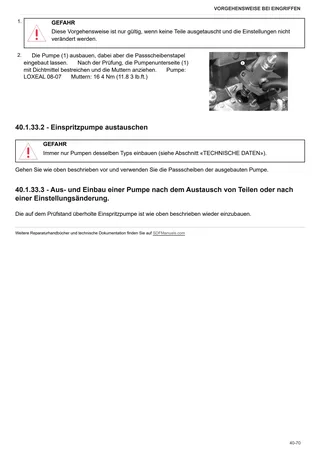 Werkstatthandbuch: DORADO 55 ( TURKEY MARKET ) – sample manual page 1