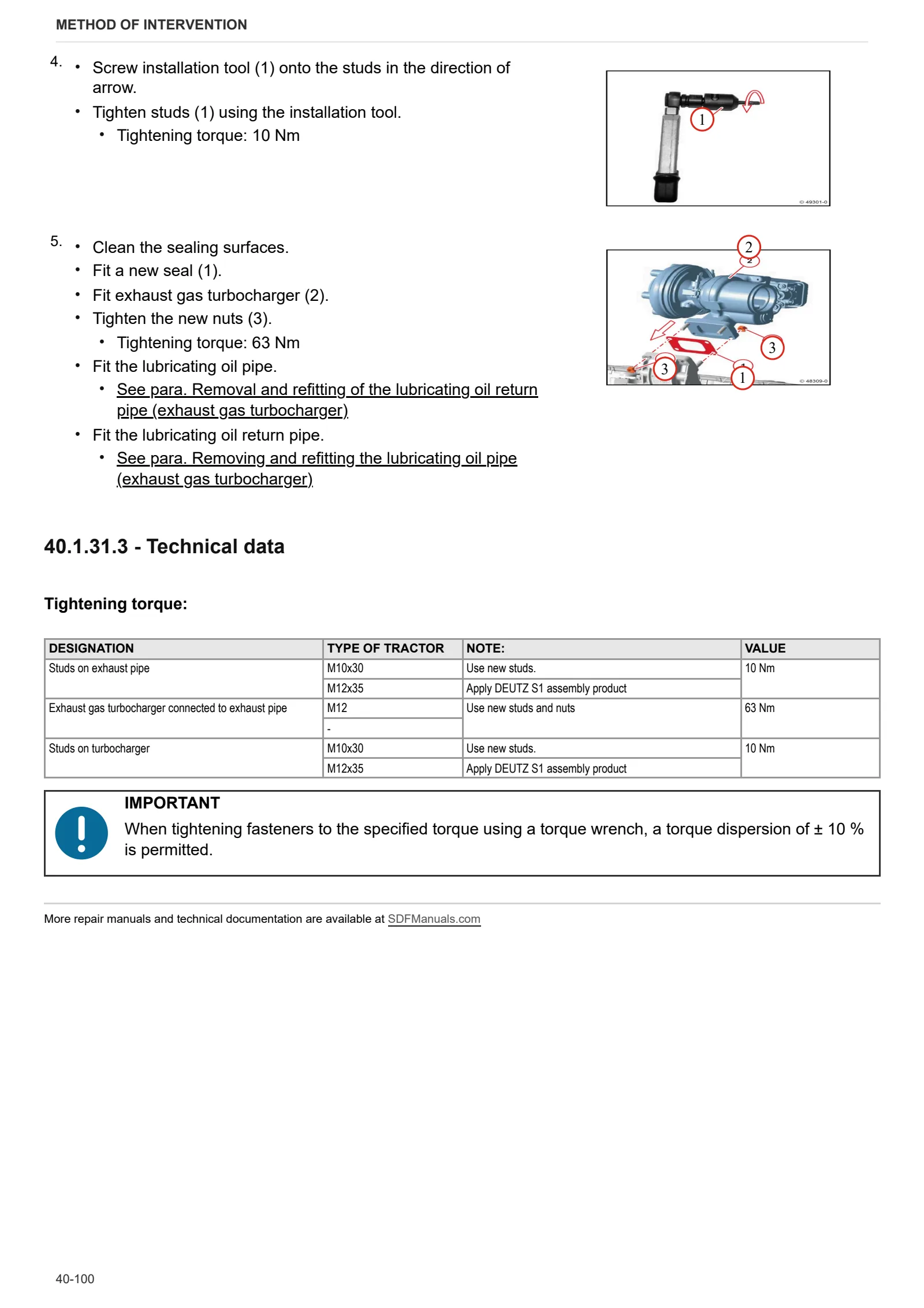Workshop Manual: Fortis 160 → WSXU200200LS50010 – sample manual page 2