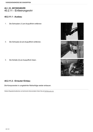 Werkstatthandbuch: DORADO³ 70 → ZKDV1502W0TS20001 – sample manual page 1