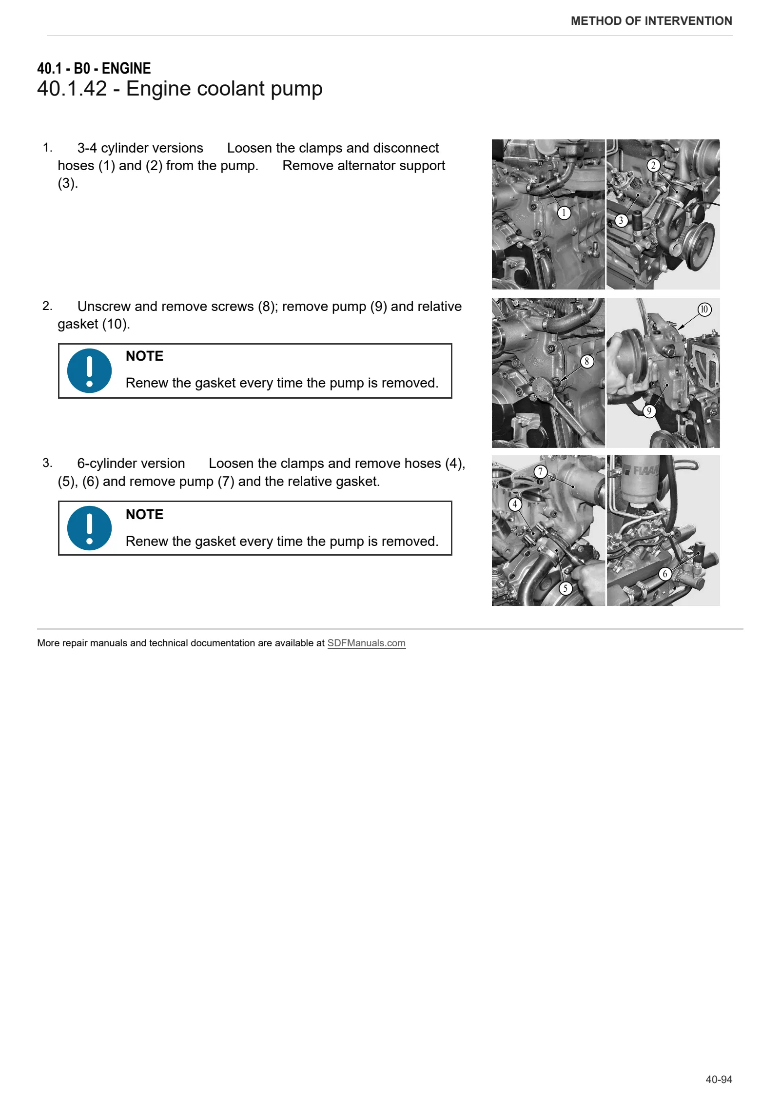 Workshop Manual: EXPLORER³ 90 → ZKDW7002W0TS15001 – sample manual page 1