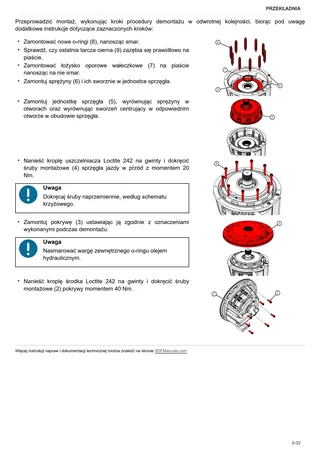 Instrukcja warsztatowa: SDF T5300 PS – sample manual page 1