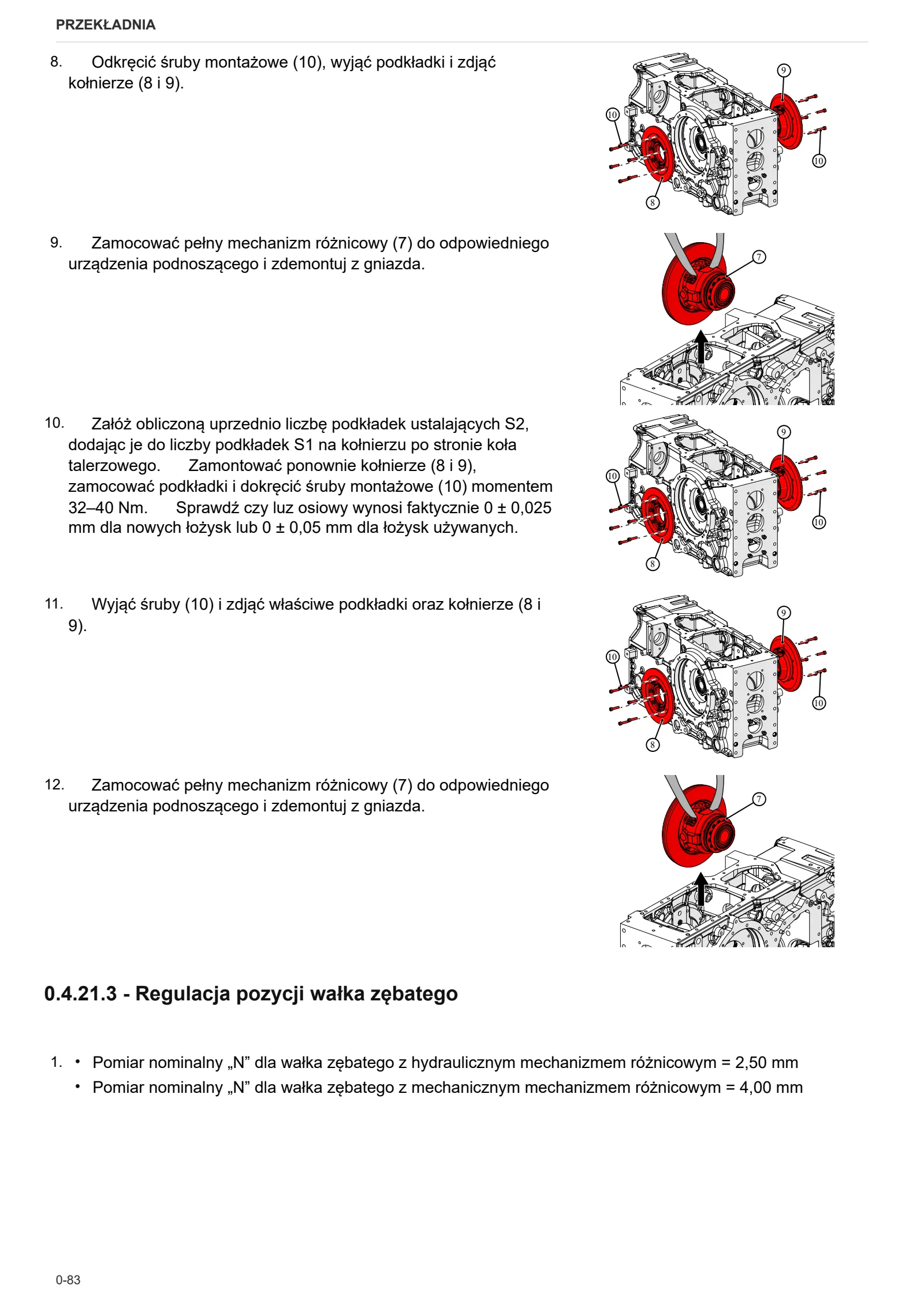 Instrukcja warsztatowa: SDF T5300 PS – sample manual page 3