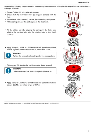 Руководство по ремонту: SDF T5300 PS – sample manual page 1