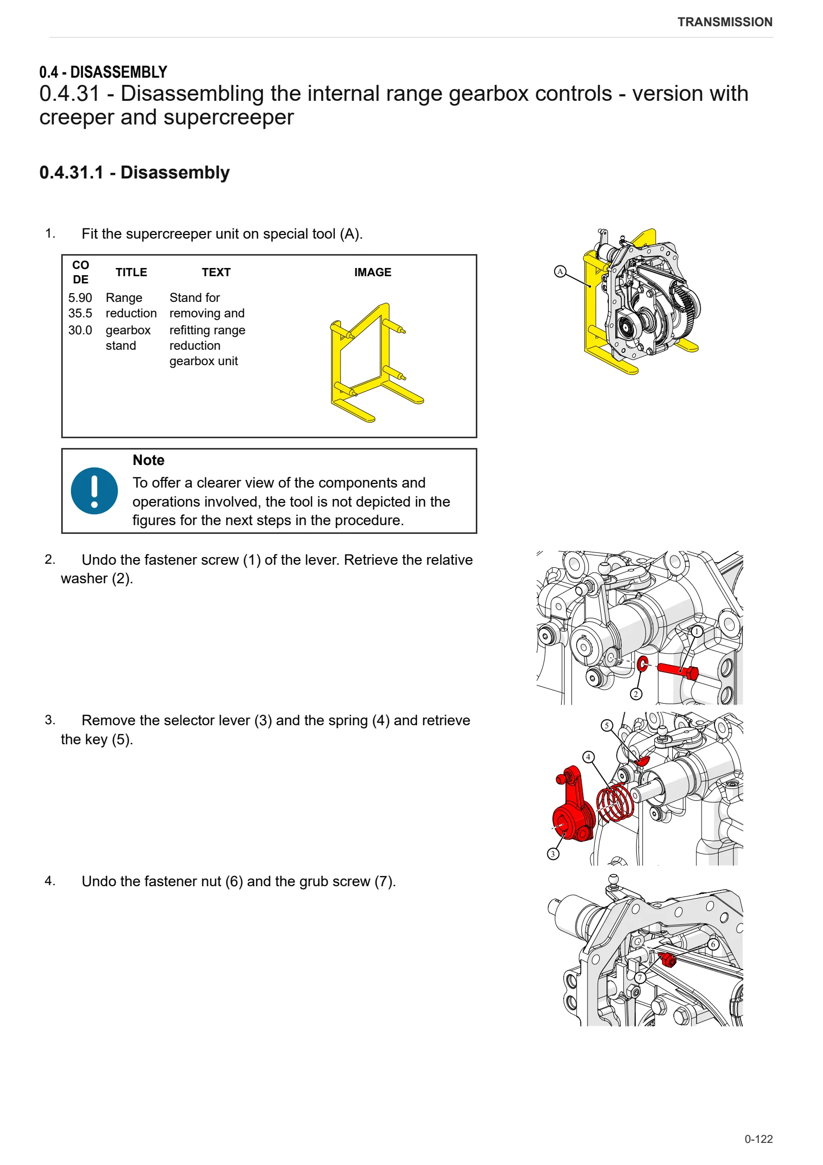 Workshop Manual: SDF T5400 PS – sample manual page 3